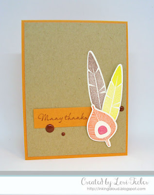 Many Thanks card-designed by Lori Tecler/Inking Aloud-stamps and dies from Waltzingmouse Stamps