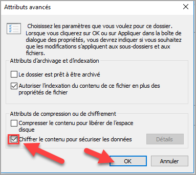 Crypter, chiffrer, EFS, cryptage, protéger, certificat, clé, NTFS, protection des données, sécurité, dossier, fichier, système, Windows 10, administration, turcs et astuces