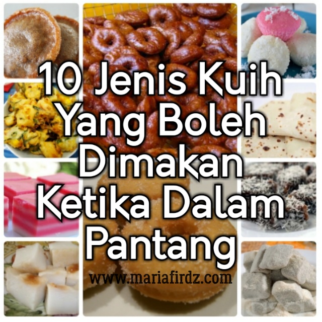 Kuih Muih Dalam Pantang - Pijat Melati