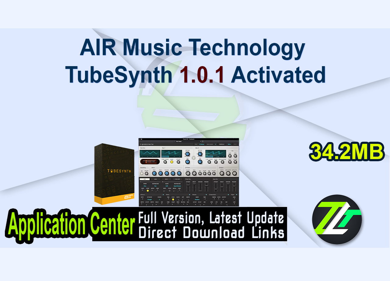 AIR Music Technology TubeSynth 1.0.1 Activated
