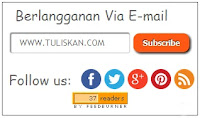 Membuat Email Subscribe, social media, Widget RSS Subscribe Feedburner dengan Social Media