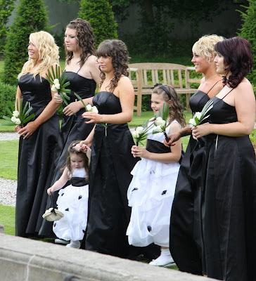 Basket of white Rose Petals for the little flower girl