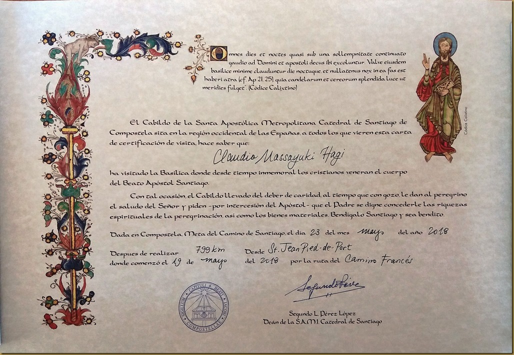 Certificado de distancia