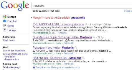 SEO maskolis