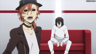 文スト 5期7話 ムルソー 中原中也 吸血種 フョードル | 文豪ストレイドッグス アニメ Bungo Stray Dogs Episode 57