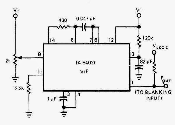 Schéma de Circuit modulateur de lumière LED