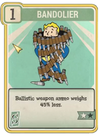 bandolier perk card