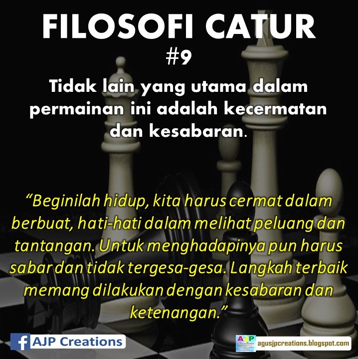 9 Kata Kata Bijak Filosofi Catur AJP Creations