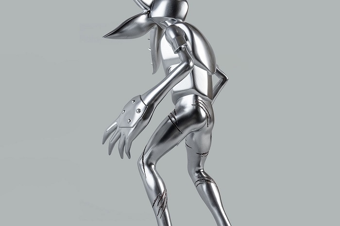 Demogorgon Sculpture in Stainless Steel by Futura