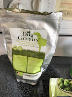 A bag of dog greens