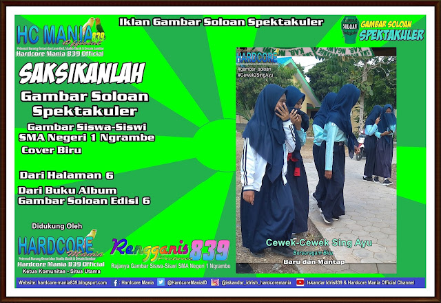 Iklan Gambar Soloan Spektakuler - Gambar Siswa-Siswi SMA Negeri 1 Ngrambe Cover Biru 6-6