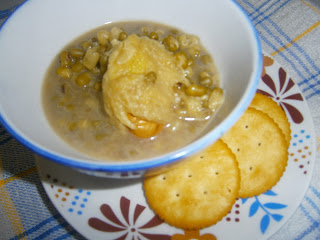Bubur Kacang Durian & Biskut Cheese ~ Umi's Cup Cake