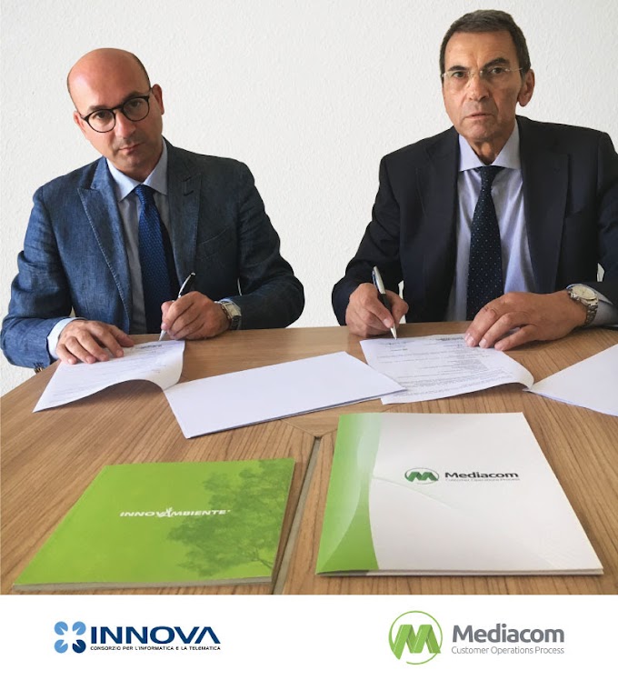 Siglata la partnership tra Innova e Mediacom