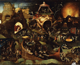 A Portrayal of Hell, by Hieronymus Bosch