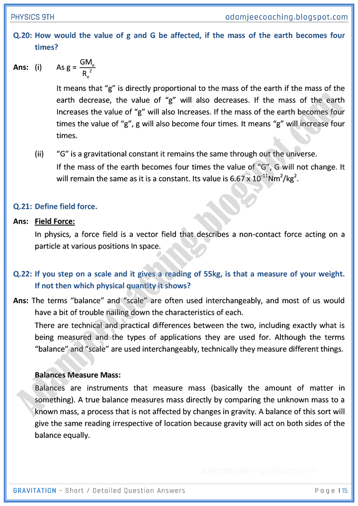 gravitation-short-and-detailed-question-answers-physics-9th