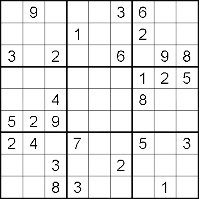PRINTABLE SUDOKU