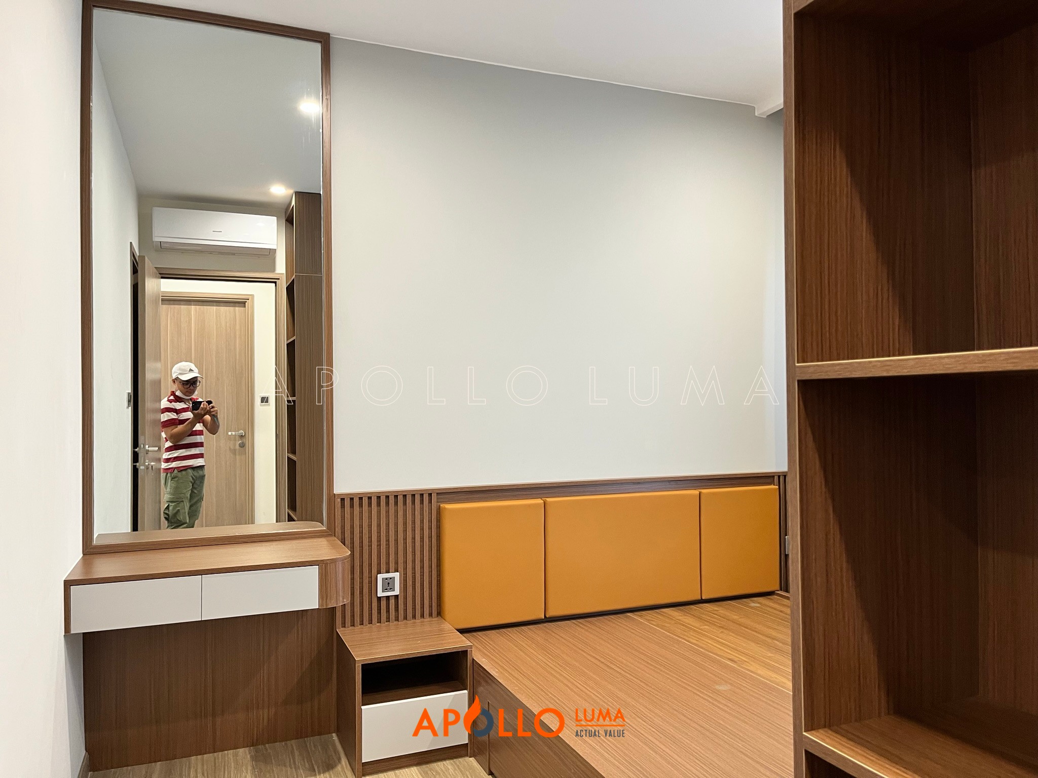 Hình ảnh nội thất công trình căn hộ 2PN+1 tòa GS1 Vinhomes Smart City