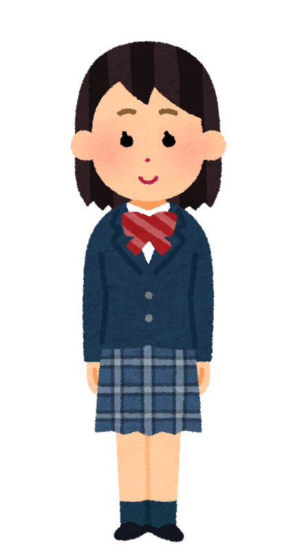 いろいろな留学生のイラスト 制服 女性 かわいいフリー素材集 いらすとや