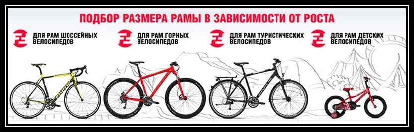 Размеры колёс велосипеда – таблица