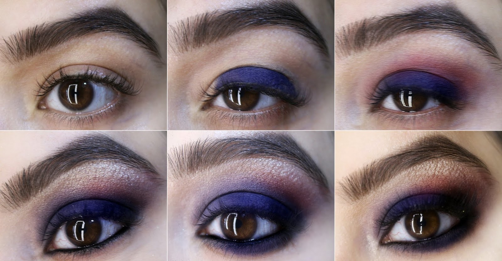 Blue Smokey Eyes With A Festive Touch