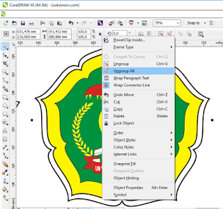 cara tracing di coreldraw mengubah gambar bitmap menjadi