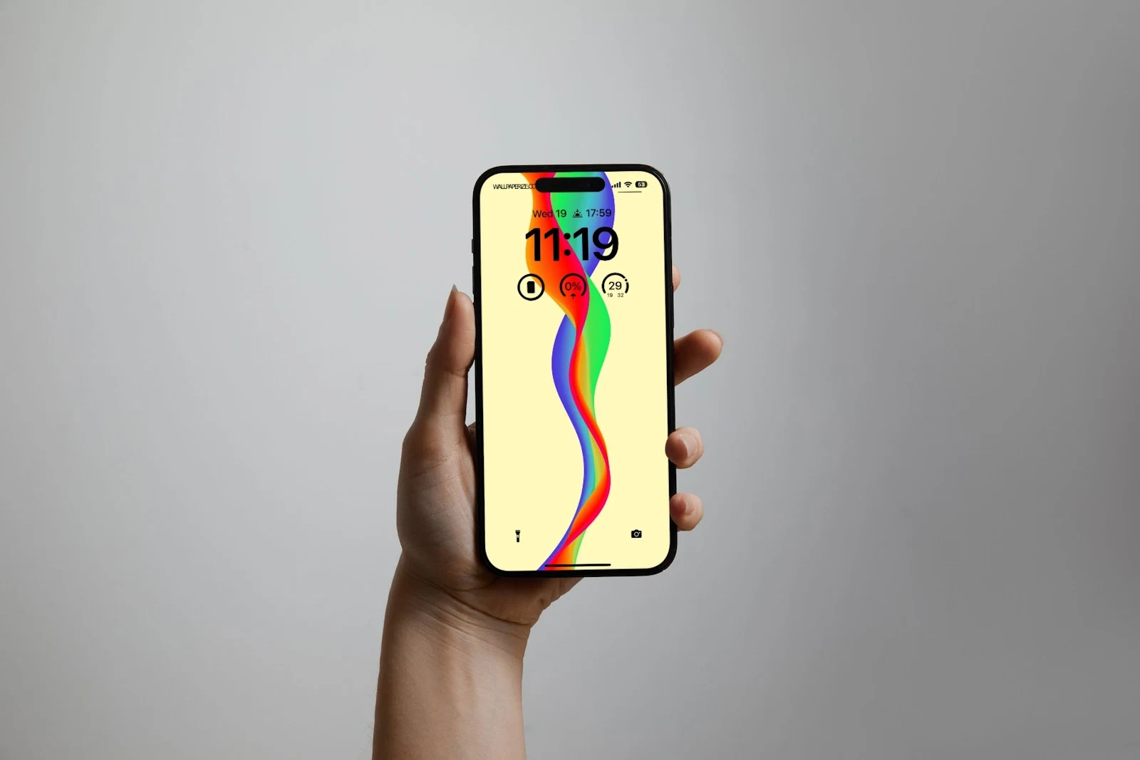 iPhone Wallpaper 4K | Colorful Fluid Light Theme Background
