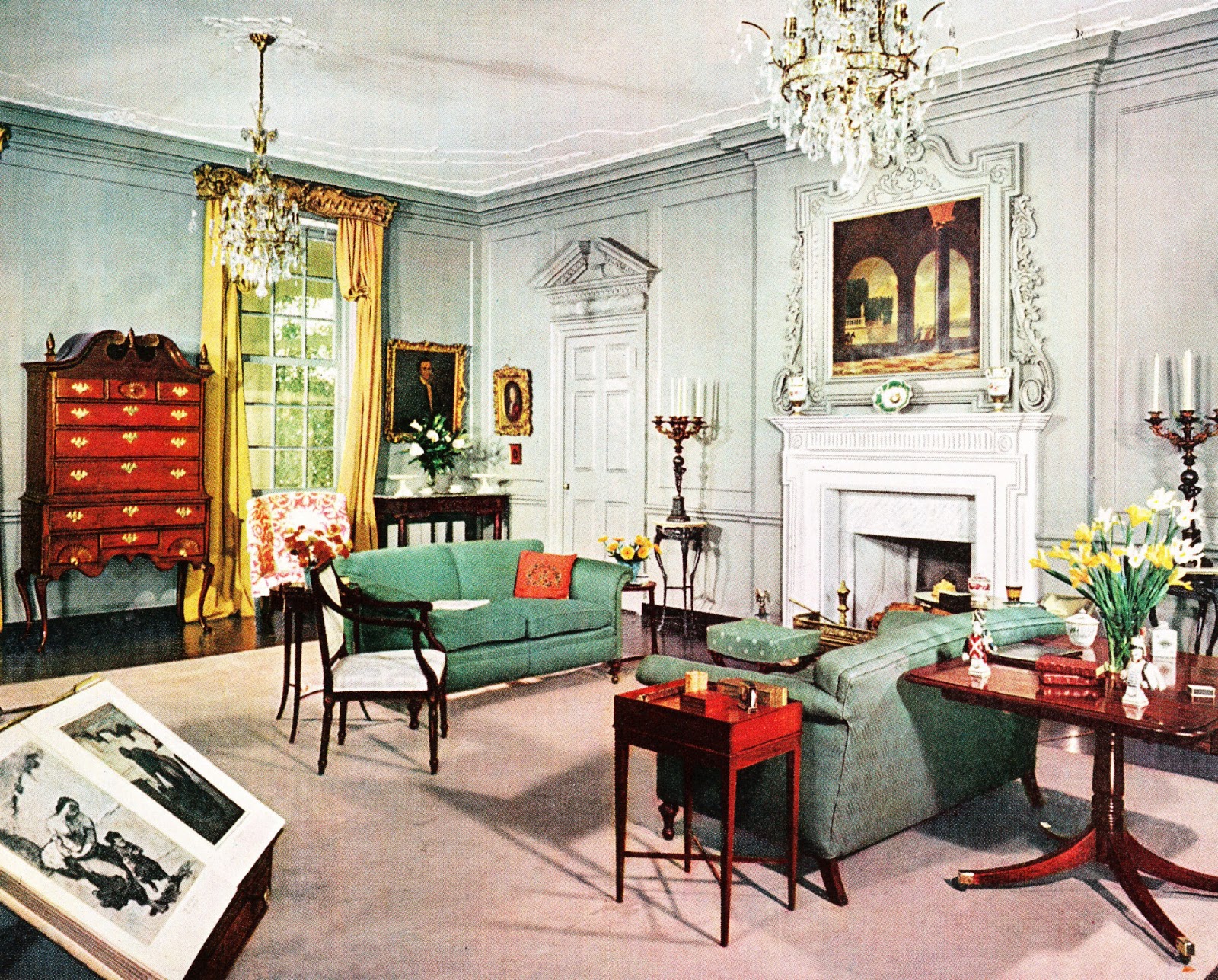 The Retro  Vintage Scan Emporium Mid century interiors 