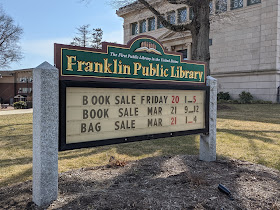 No book or bag sale this weekend due to the pandemic closure