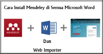 Cara Install Mendeley di Semua Microsoft Word dan Web Importer
