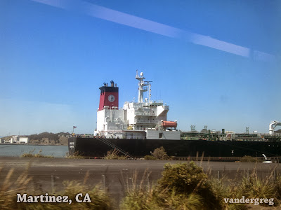 Photographs of my Amtrak Train trip from Martinez to San Jose along the East side of the SF Bay - gvan42 Gregory Vanderlaan