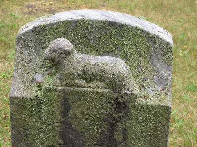 detail on gravestone