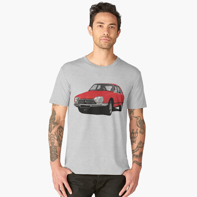 Vingate Citroën GS t-shirt