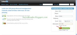cara mendaftar linkedin