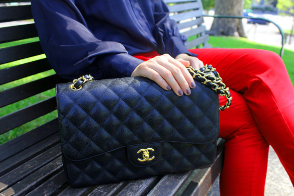 Black Chanel Maxi Bag