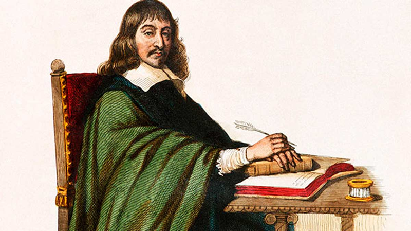 René Descartes,​ también llamado Renatus Cartesius (en escritura latina) (La Haye en Touraine, 31 de marzo de 1596-Estocolmo, Suecia, 11 de febrero de 1650), fue un filósofo, matemático y físico francés, considerado como el padre de la filosofía moderna,​así como uno de los protagonistas con luz propia en el umbral de la revolución científica.