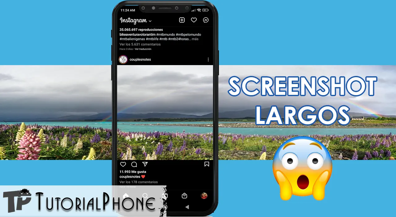 cómo tomar screenshots largos en tu teléfono