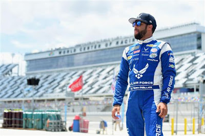 Bubba WallacE (#43 U.S. Air Force Chevrolet)  #NASCAR #MENCS