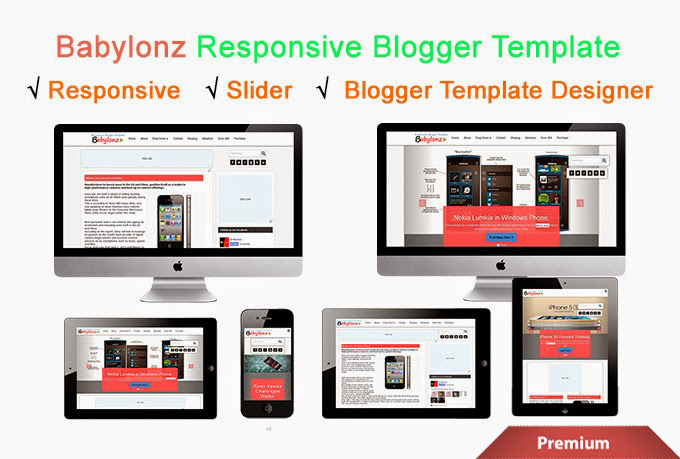 Babylonz Resposnive Blogger Template Preview