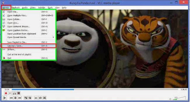 VLC media Player as converter