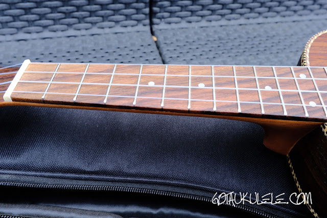 Paisen Rosewood Concert Ukulele neck