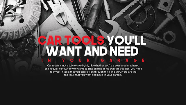 Here are the top tools that you want and need in your garage.

