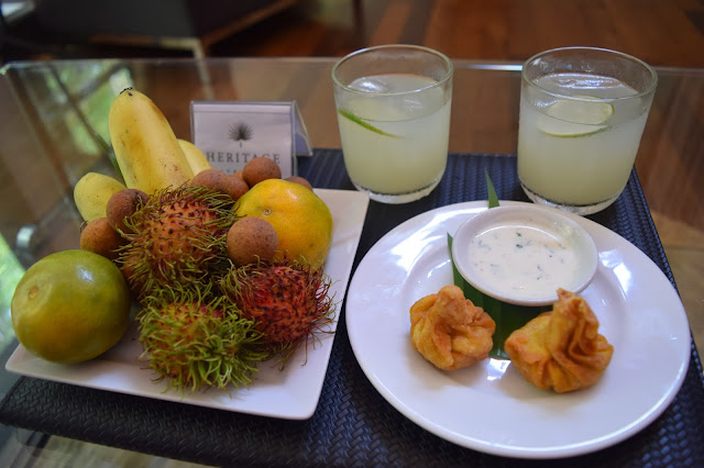 Heritage Suites Hotel Siem Reap welcome drinks snacks