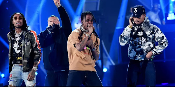 French Montana, Quavo, Travis Scott and Chance the rapper 