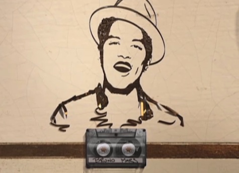 Bruno Mars- Tape design featured in 'Just the way you are' music video