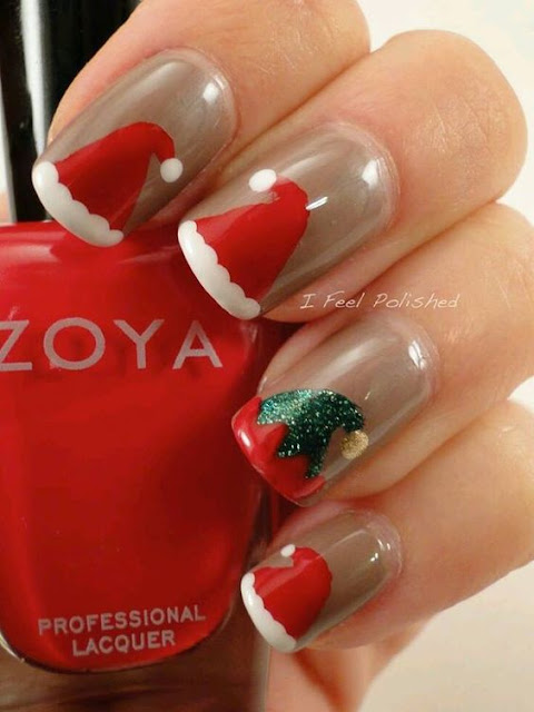 Christmas Nail Art Designs, Christmas Gel Nails, Winter nail art, Holiday nail art, Winter nail art ideas, nail art, Makeup