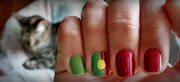 Unhas com Bandeira Portugal (bandeiraportugal unhas)