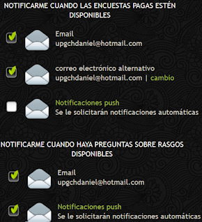 notificaciones extras