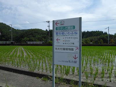 私市駅周辺　道案内看板