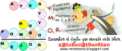 Alfametica, Alfamética, Criptoaritmética, Criptosuma, Juego de palabras, Juego de letras, Día del Idioma, Día del Libro, Retos matemáticos, Desafíos matemáticos, Problemas matemáticos