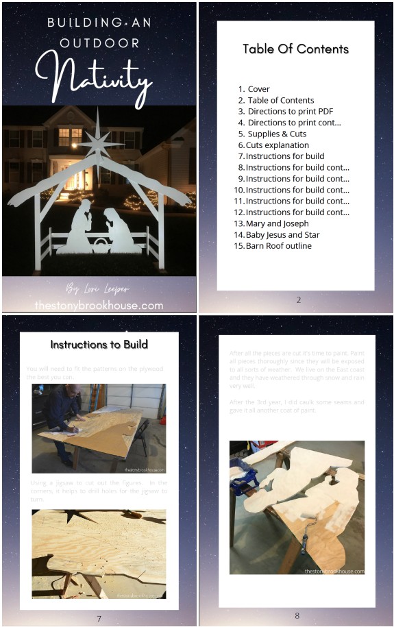 Building An Outdoor Nativity Ebook Snapshot